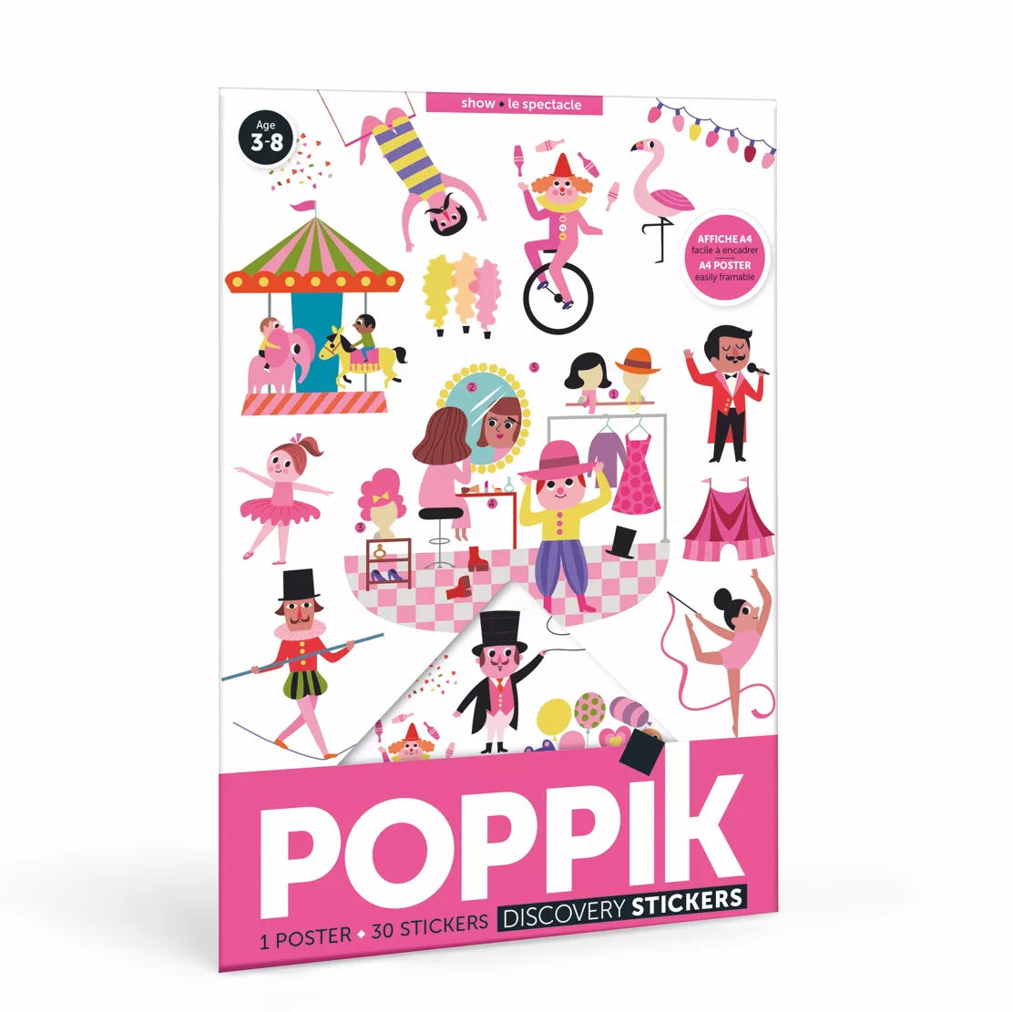 Mini poster + stickers | 3-8 ans