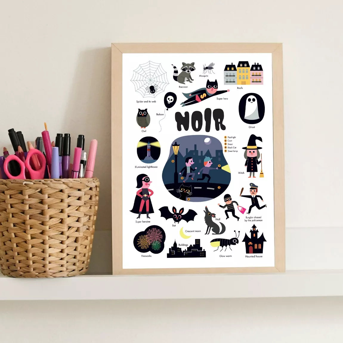 Mini poster + stickers | 3-8 ans