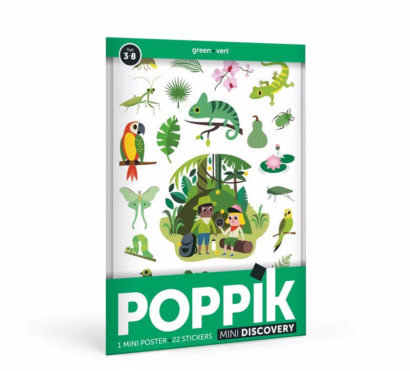 Mini poster + stickers | 3-8 ans