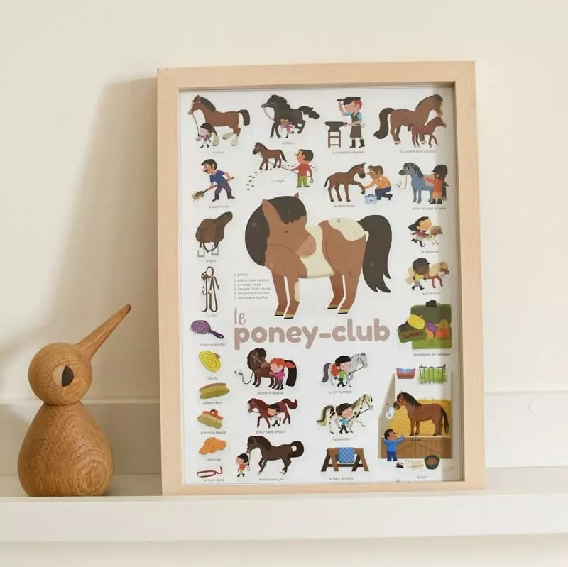 Mini poster + stickers | 3-8 ans