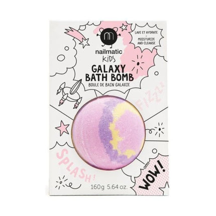 Boule de bain galaxy rose jaune violet
