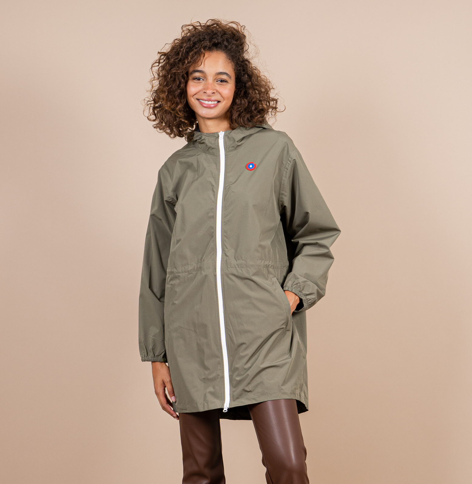 Imperméable kaki best sale