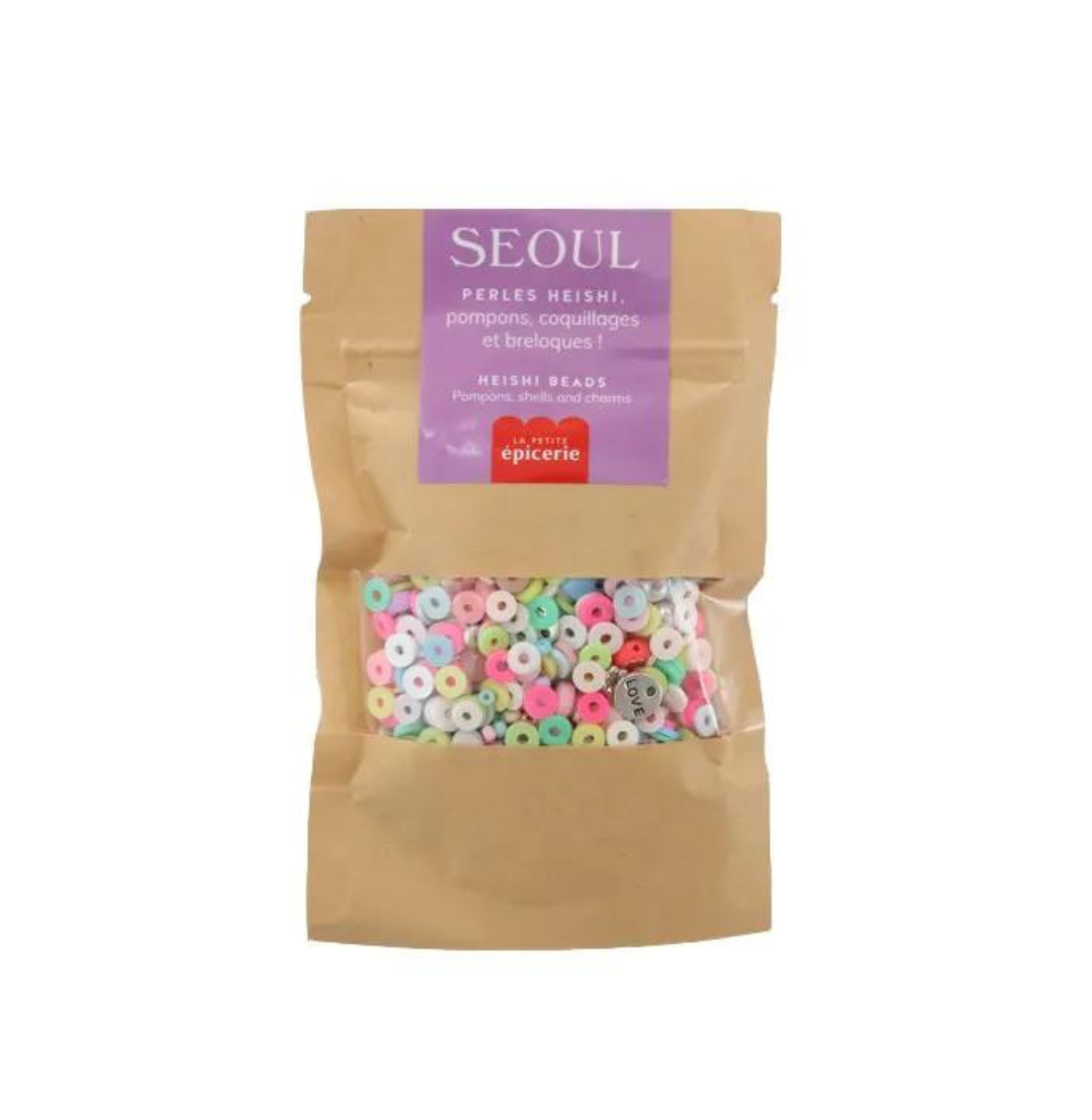 melange de perles colorées