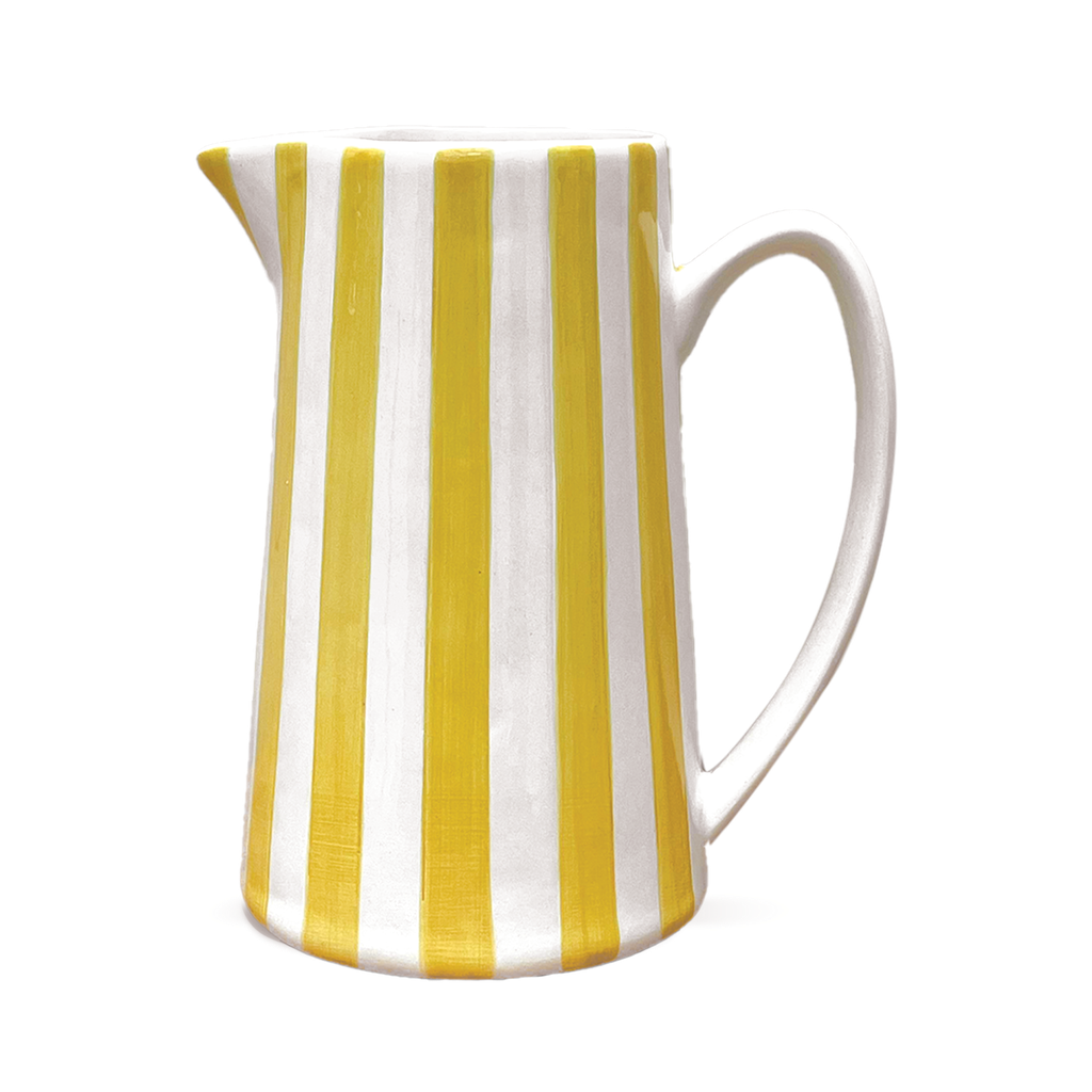 pichet georges rayure jaune