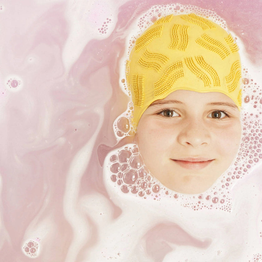 sel de bain moussant rose