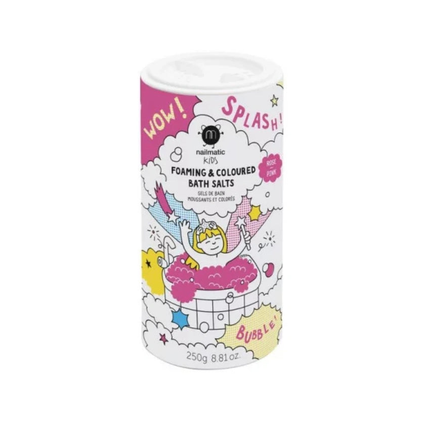 sel de bain moussant rose