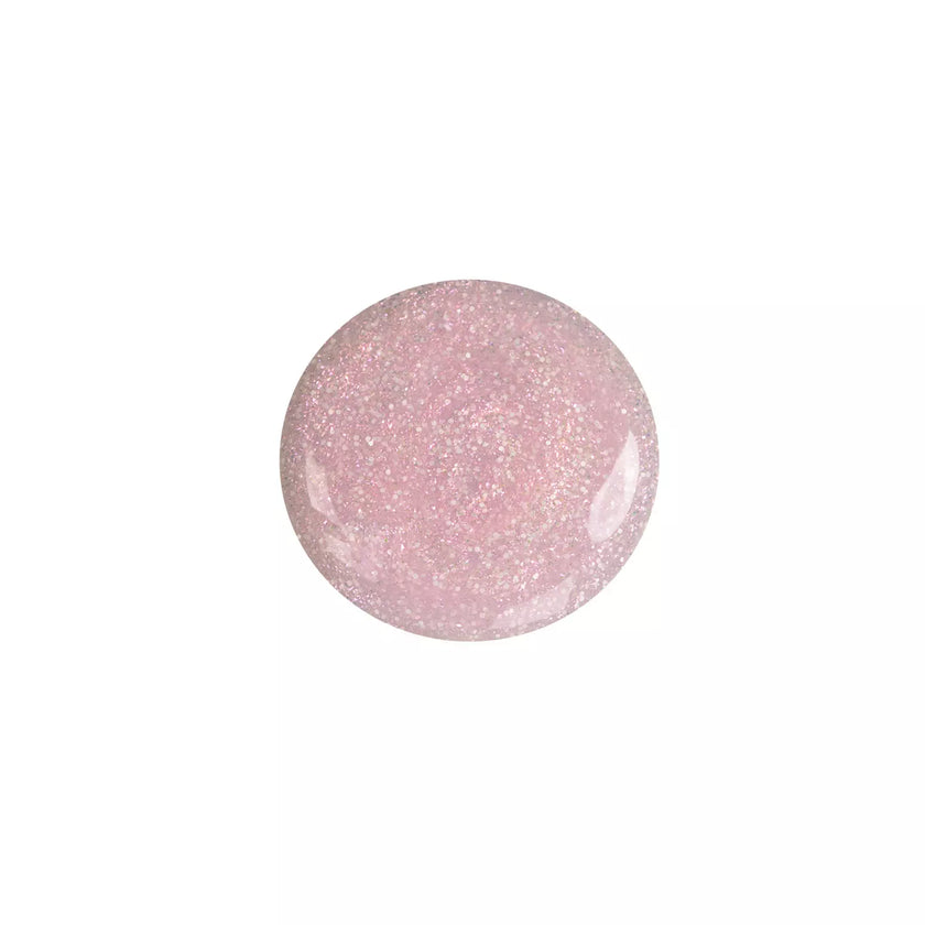 Vernis à ongles enfant rose à paillettes