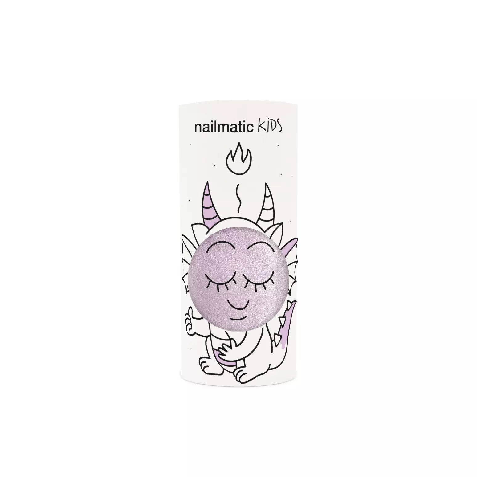 Vernis à ongles enfant rose à paillettes