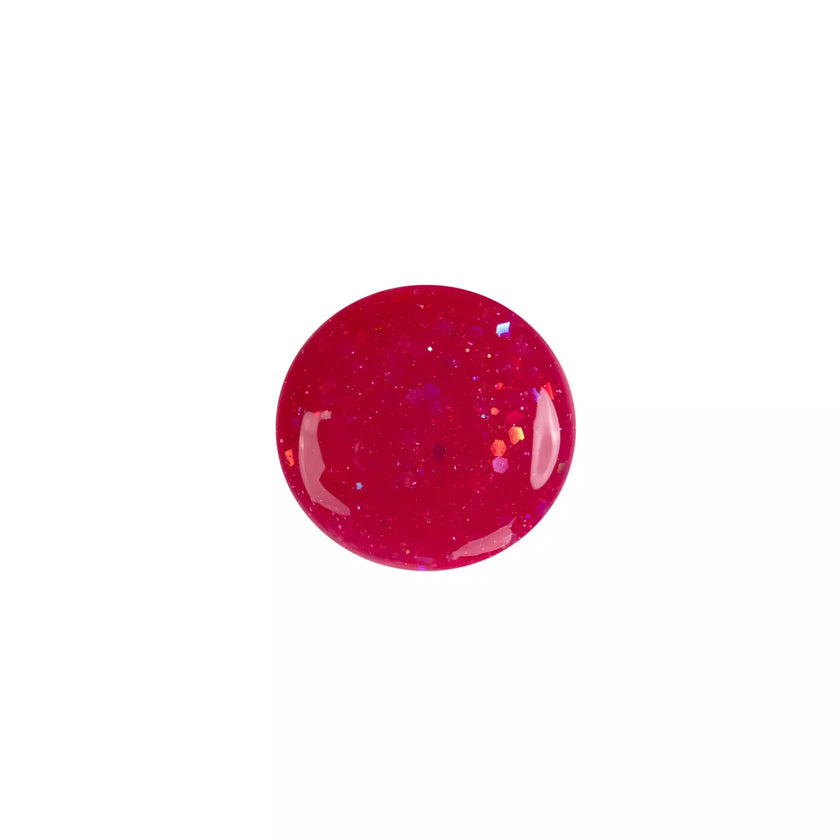 Vernis à ongles pour enfant framboise à paillettes