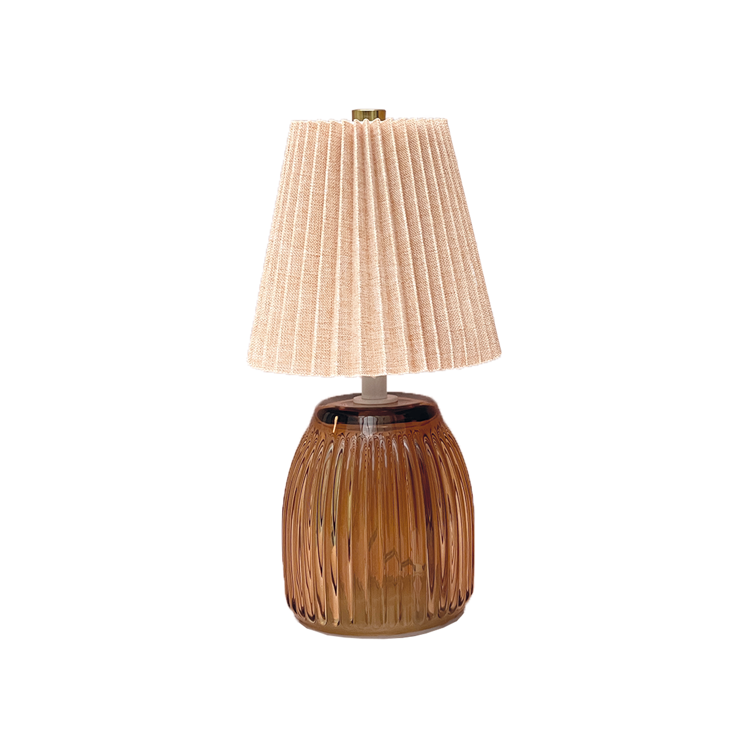 Lampe LED LÉONORE Brun – Sans Fil
