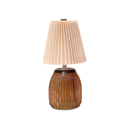 Lampe LED LÉONORE Brun – Sans Fil