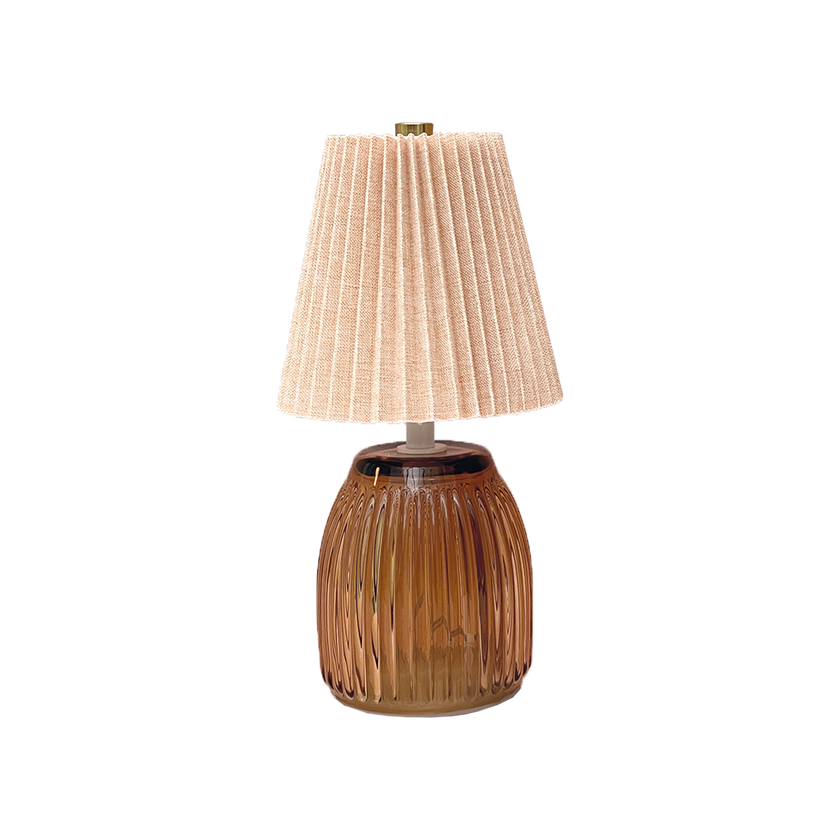 Lampe LED LÉONORE Brun – Sans Fil