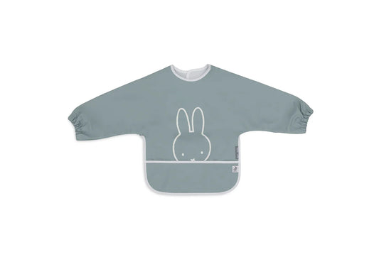 Bavoir à Manches Imperméable | Miffy Peekaboo Sea Green