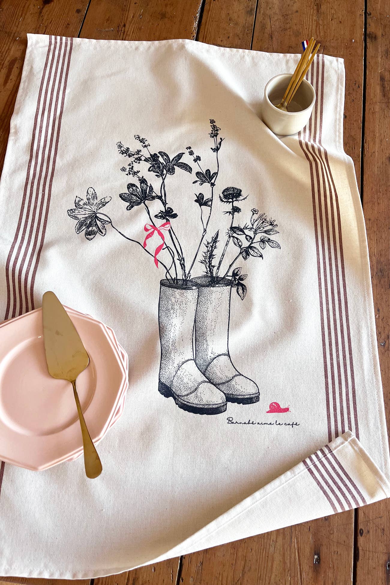 Torchon de cuisine XXL - 100% coton - serigraphie originale