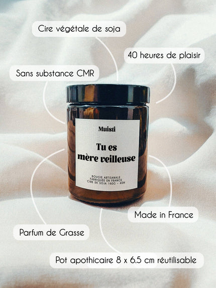 Bougie Parfumée | Tu es mère veilleuse