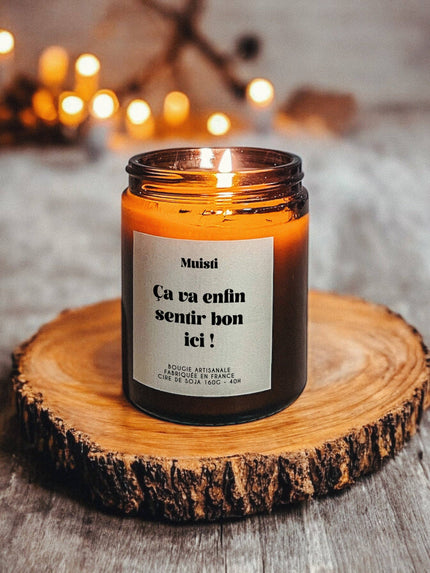 Bougie Parfumée | Ça va enfin sentir bon ici !