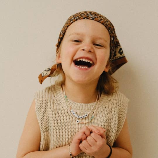 Petit Foulard | Léopard Marron