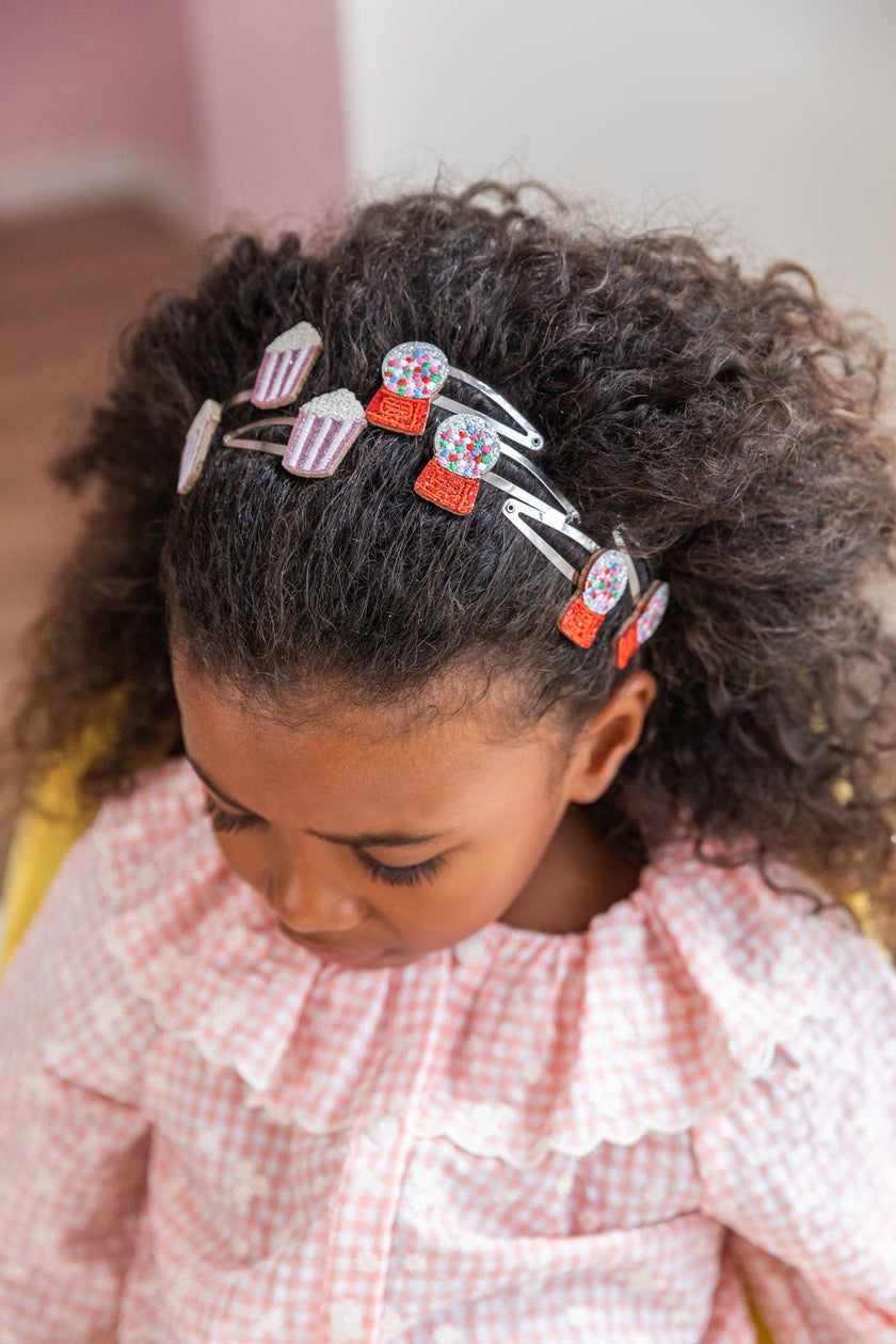 Barrettes popcorn (paire)