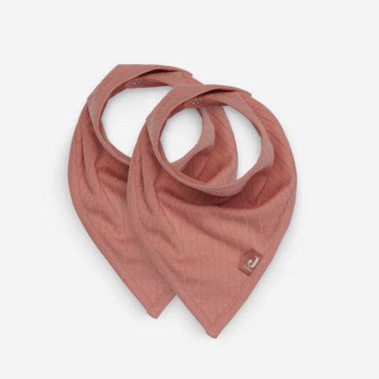 Lot 2 Bavoir Bandana | Rose des bois