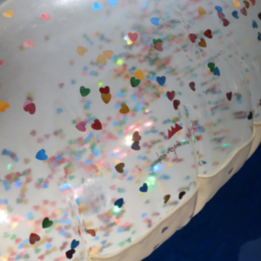 Bouée transparente | Paillettes