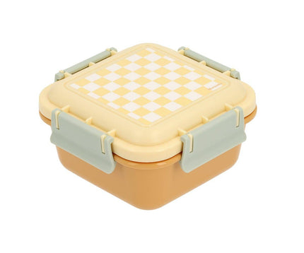 Grande Boîte à Déjeuner Échecs Jaune