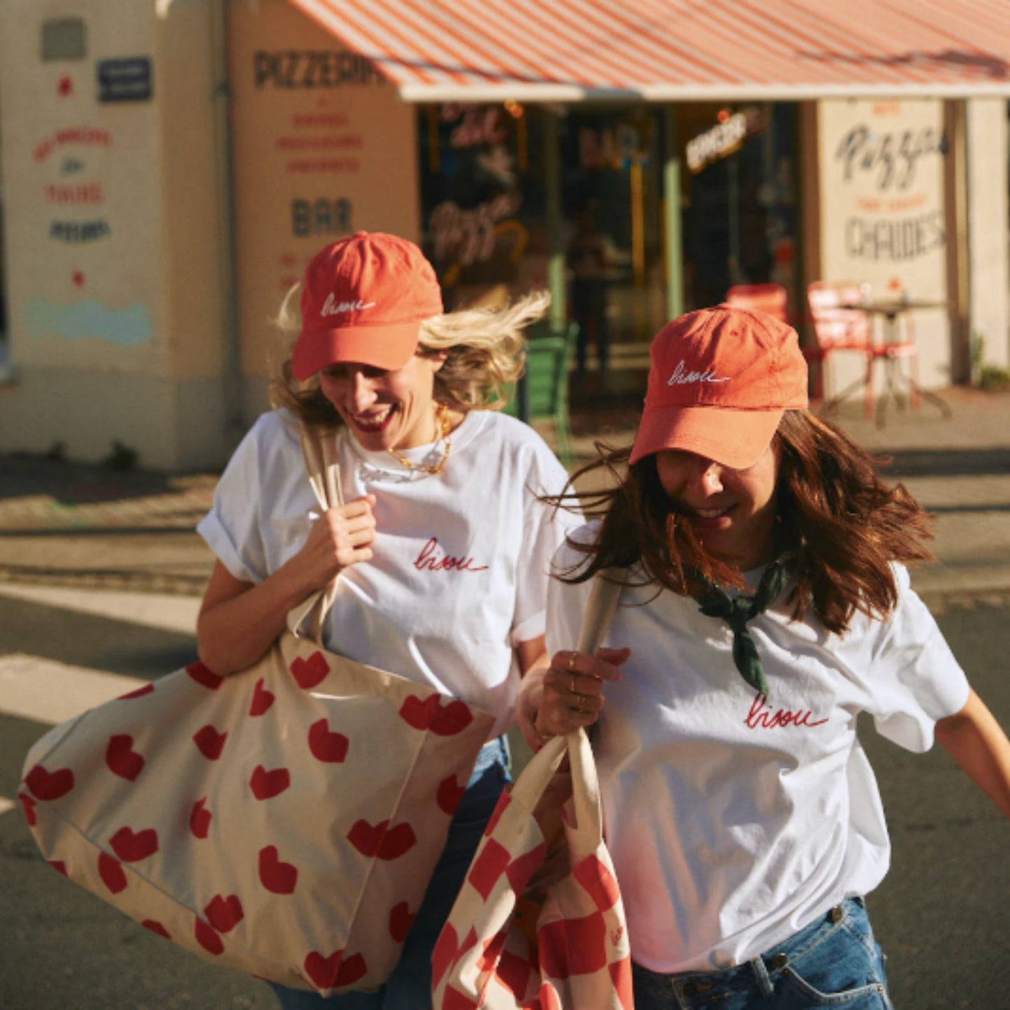 Casquette Bisous | Rouge