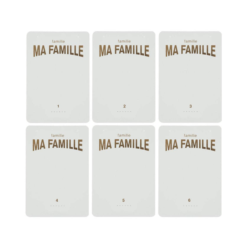 7 familles - jeu de cartes à illustrer