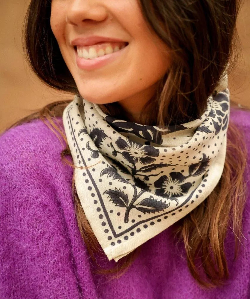 Petit Foulard | Hindi Bandana écru