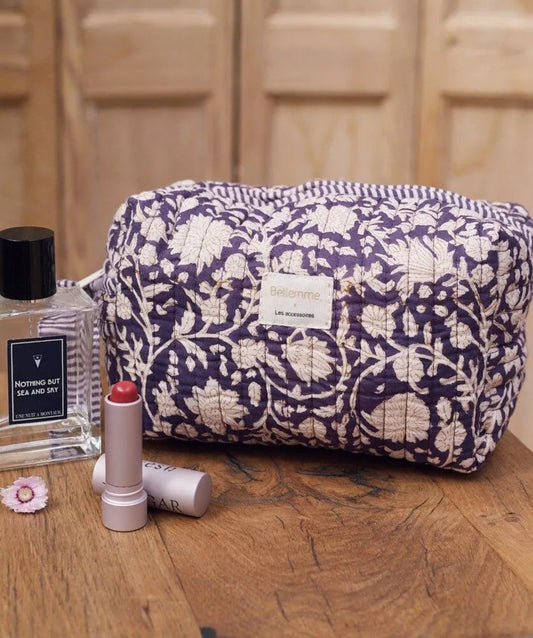 Trousse de Toilette Petit Format | Anjali Purple