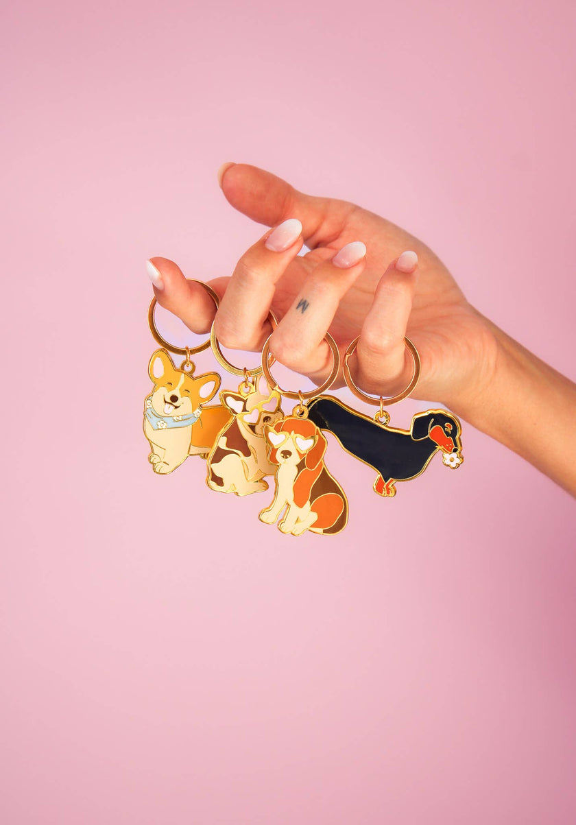 Porte-clé Bouledogue