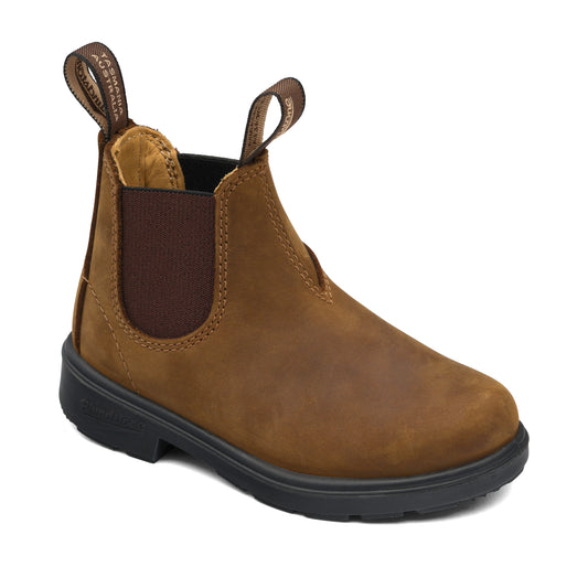 KIDS CHELSEA BOOTS #1563 SADDLE BROWN