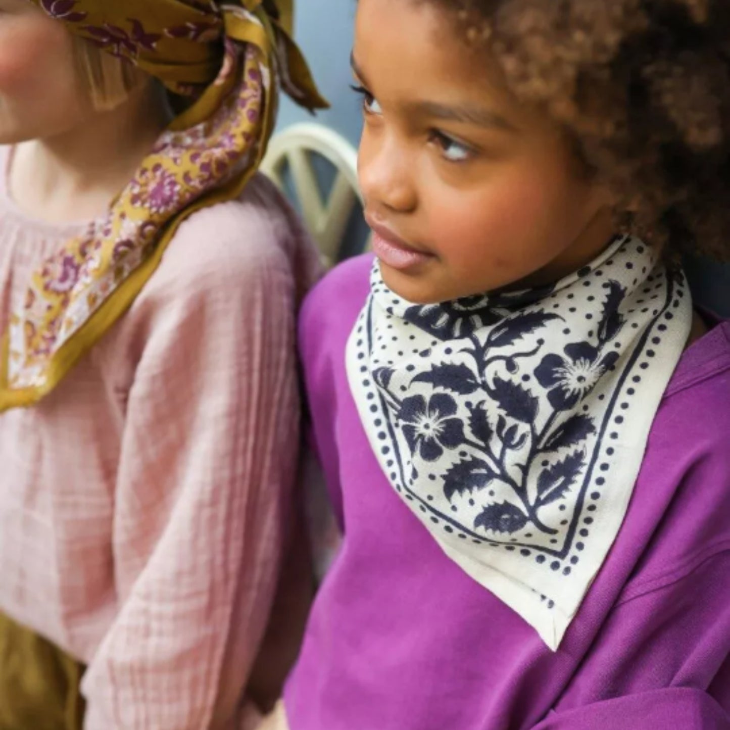 Petit Foulard | Hindi Bandana écru