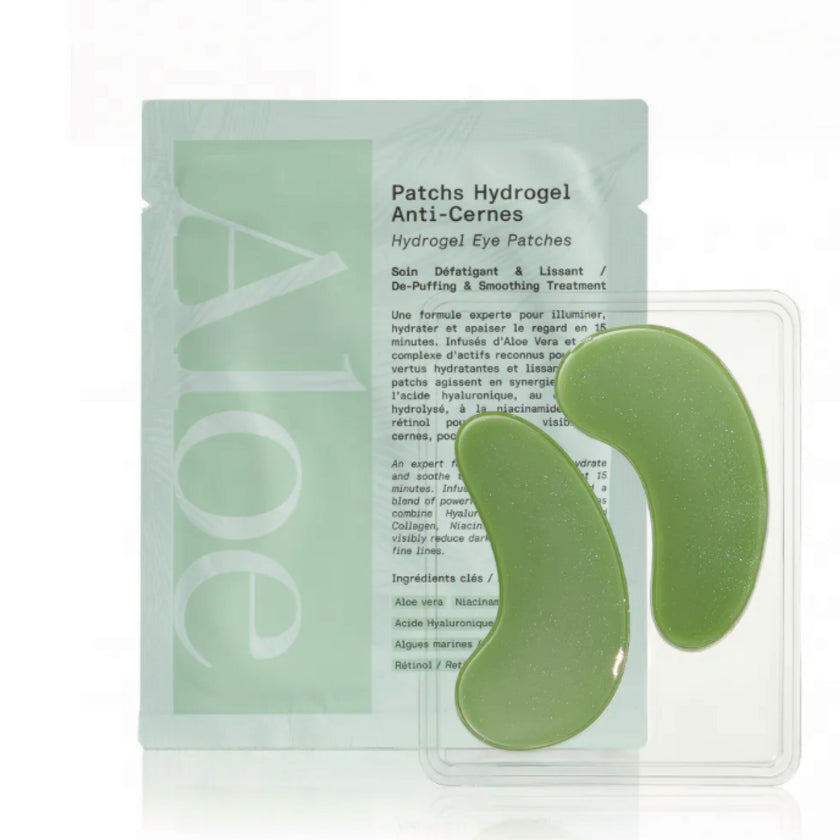 ALOE / Patchs Anti-Cernes Yeux Hydrogel à l'Aloe Vera & Collagène — Unidose