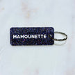 MAMOUNETTE Porte-clés à paillettes Plus de Love