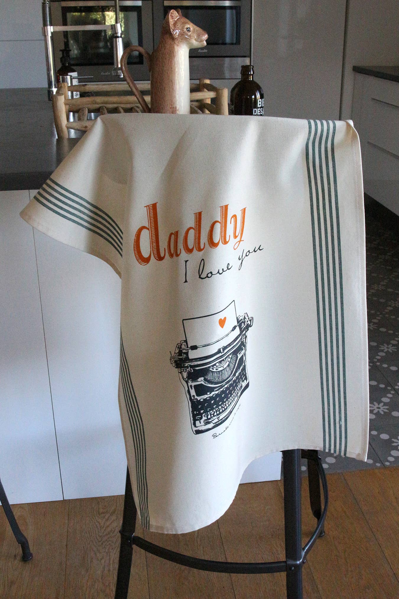 Torchon de cuisine XXL - 100% coton - serigraphie originale