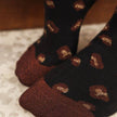 Chaussettes | Léopard noir