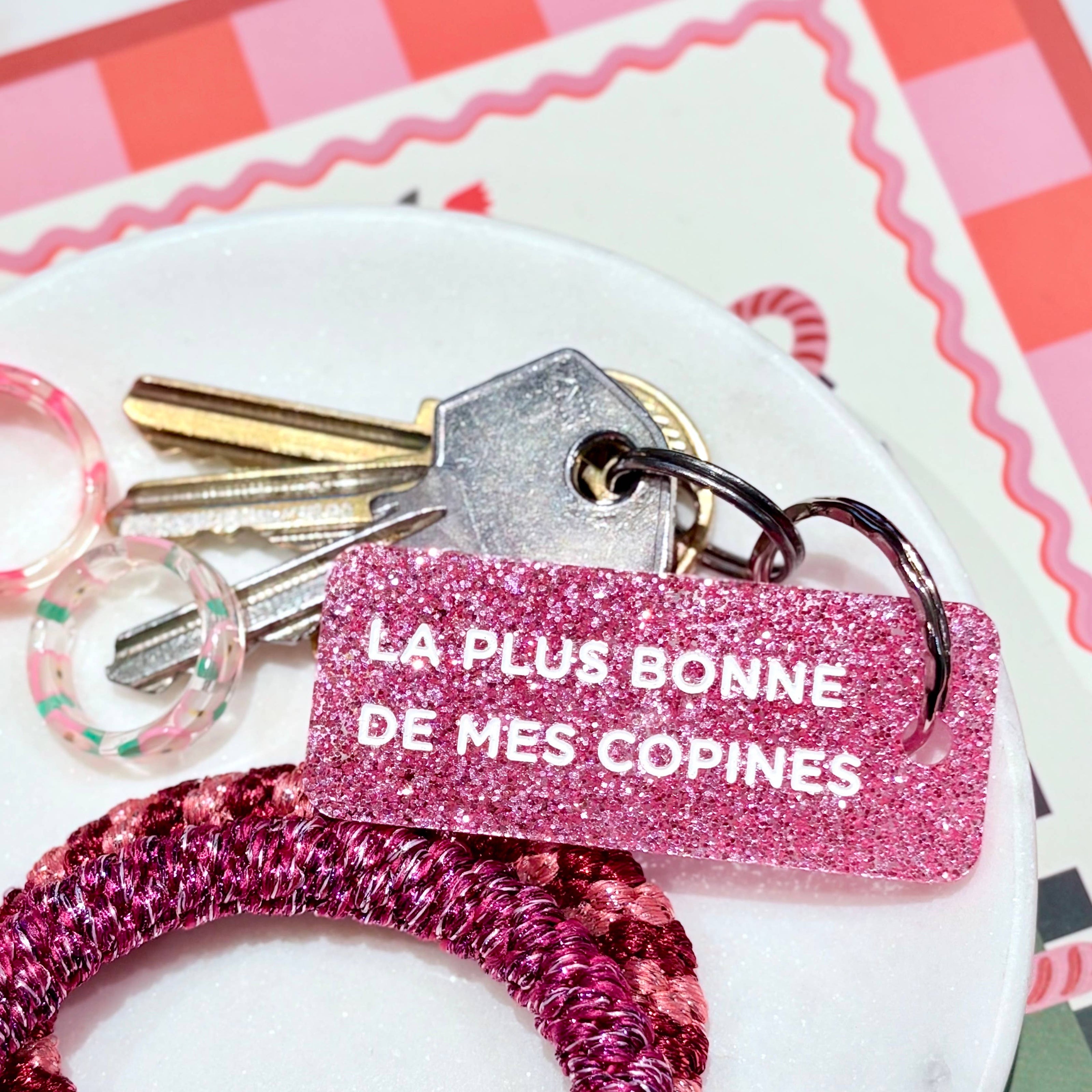 LA PLUS BONNE DE MES COPINES Porte-clés Plus de Love