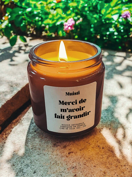 Bougie Parfumée | Merci de m'avoir fait grandir