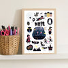 Mini poster + stickers | 3-8 ans