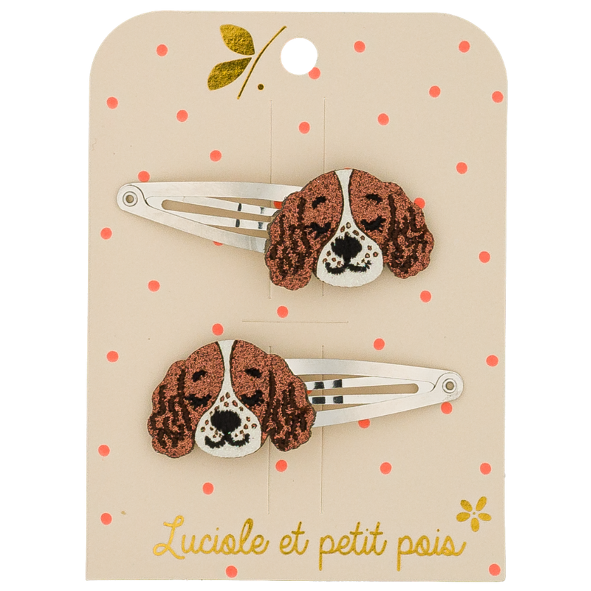 Barrettes Alba le springer (paire)