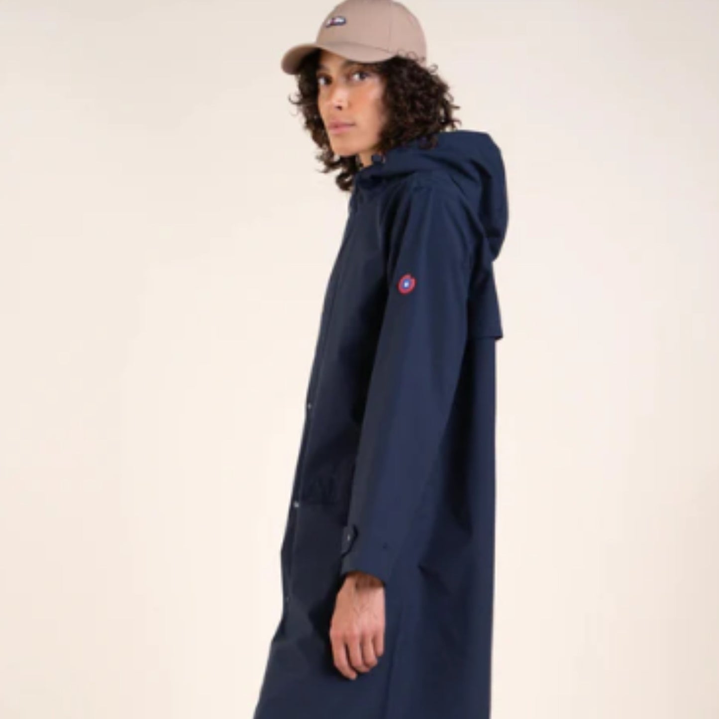 Flotte⎥Grennelle Bleu marine - Parka longue