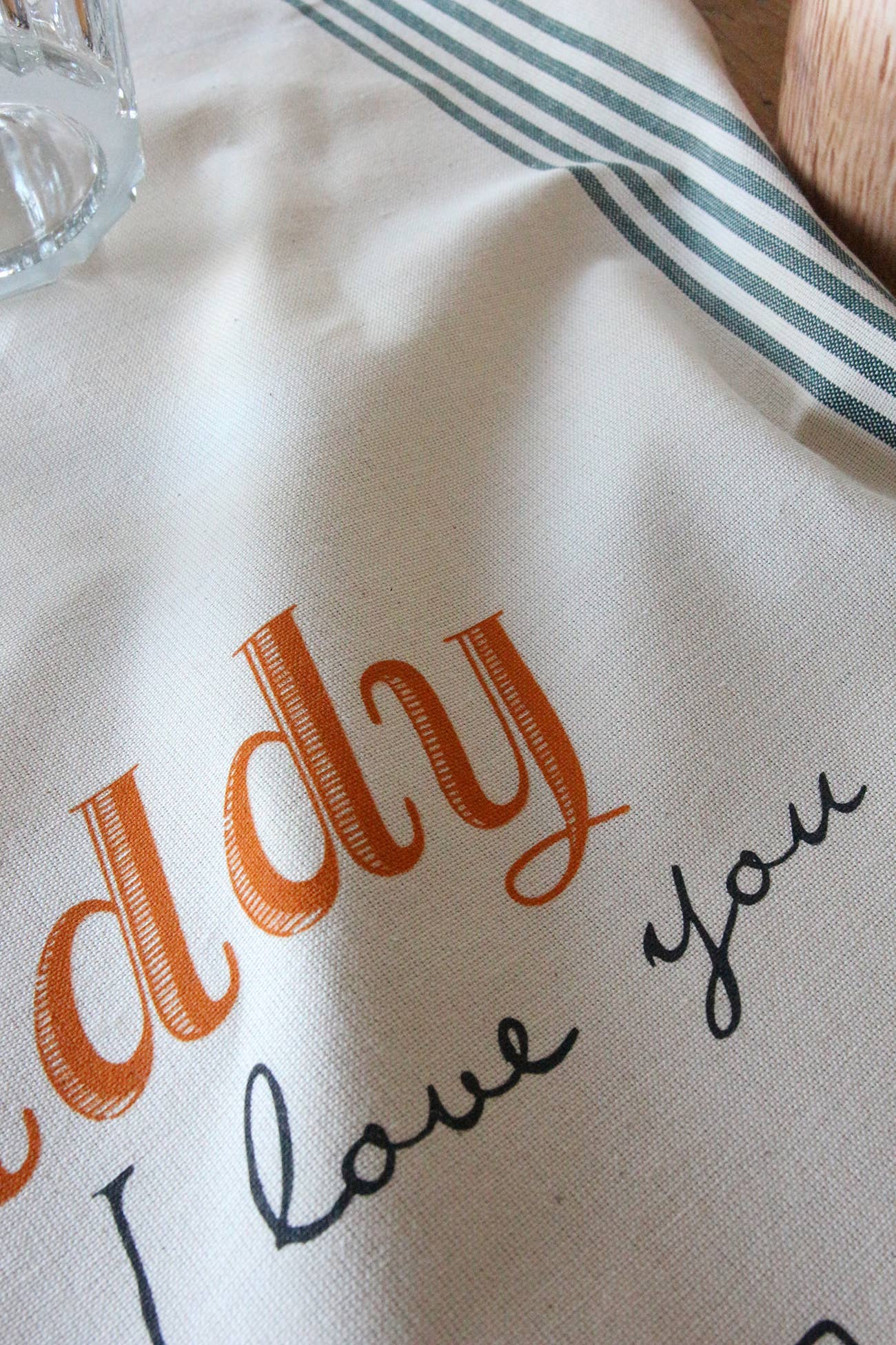 Torchon de cuisine XXL - 100% coton - serigraphie originale
