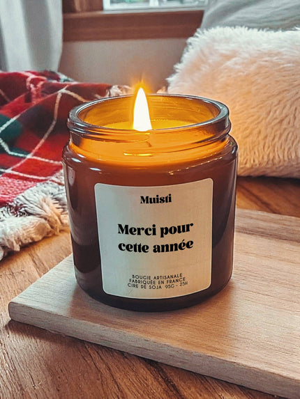 Bougie Parfumée | Merci pour cette année