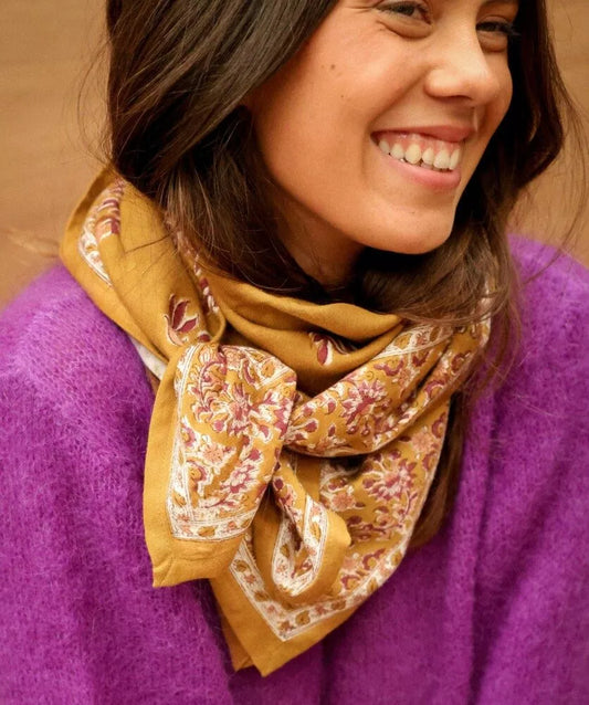 Grand Foulard | Valparaiso Gold