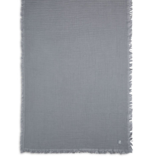 Couverture Berceau | Muslin Fringe Gris