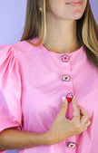 Broche Mini Enveloppe Mot D'Amour Fait Main Cannetille
