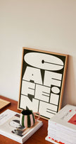 Affiche | Cafféine | Poster Typographique