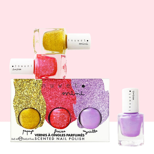 Coffret 3 Vernis à l'eau parfumés