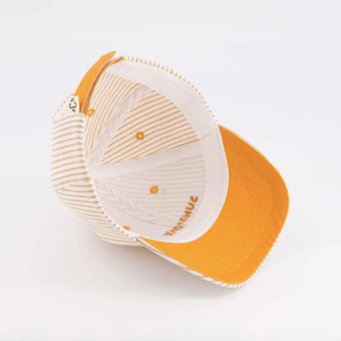 Casquette | Sunshine rayures Ocre