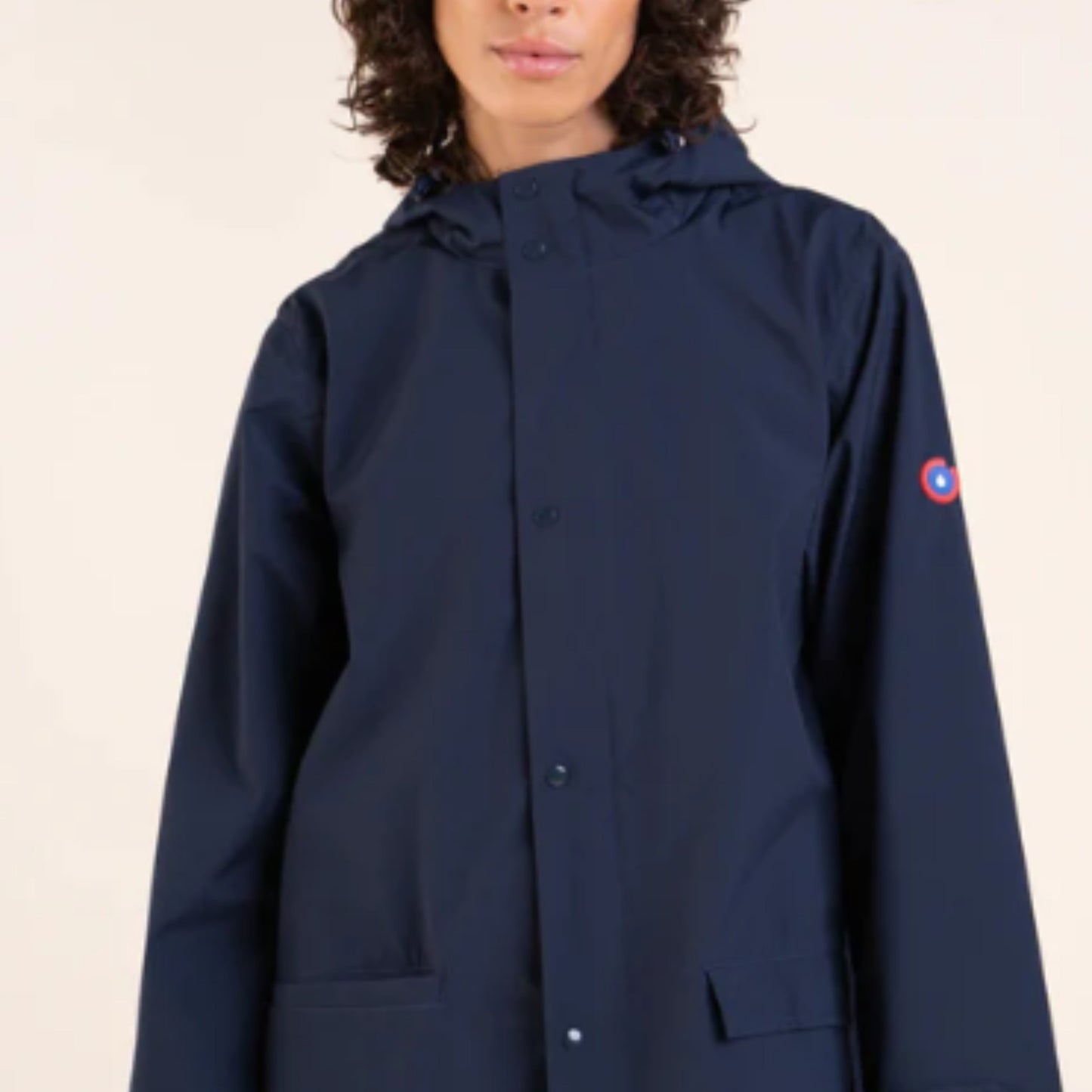 Flotte⎥Grennelle Bleu marine - Parka longue